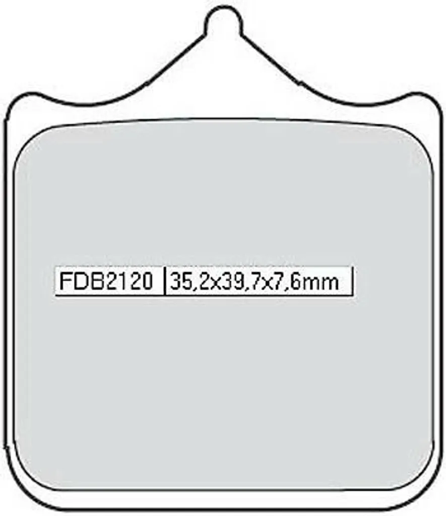 Plaquettes de Frein Moto FERODO FDB 2120 ST pour Freinage Sportif Route