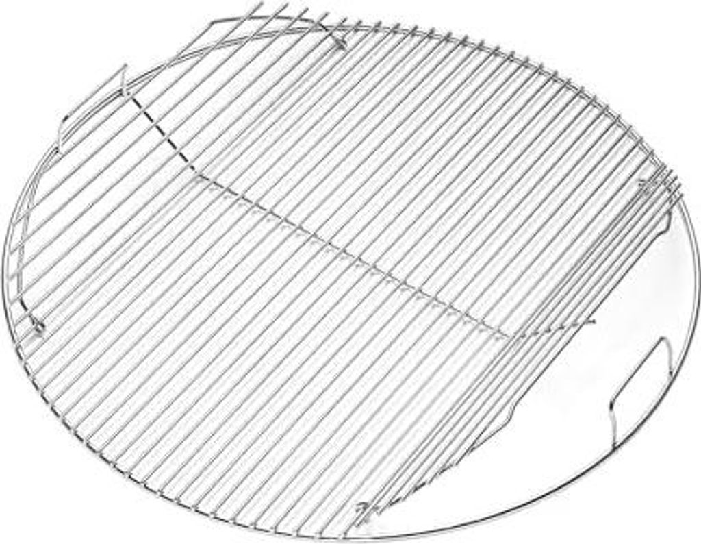 7436 54,6CM Rund Grillrost Klappbarem für Weber 57CM Holzkohlegrills,Grillrostersatzteil für Weber One-Touch Wasserkocher PCH835, Gourmet System,...