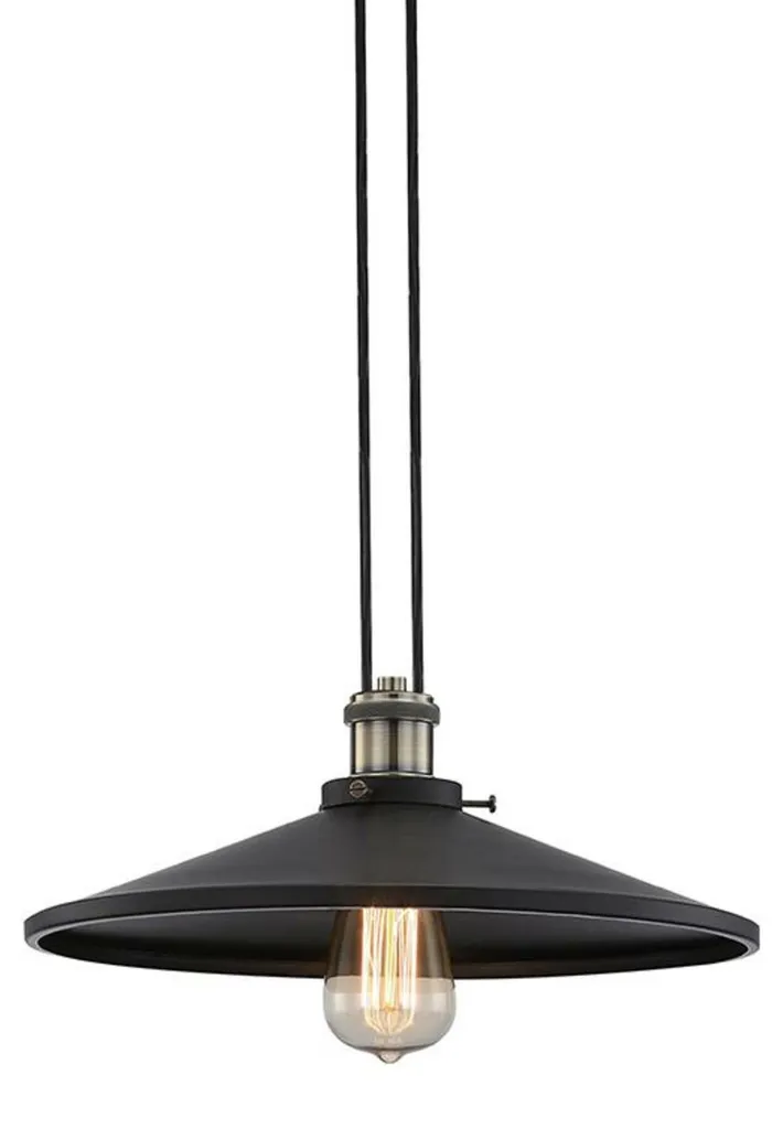 Suspension vintage ACA KS12882CB idéale pour salon ou cuisine bistrot