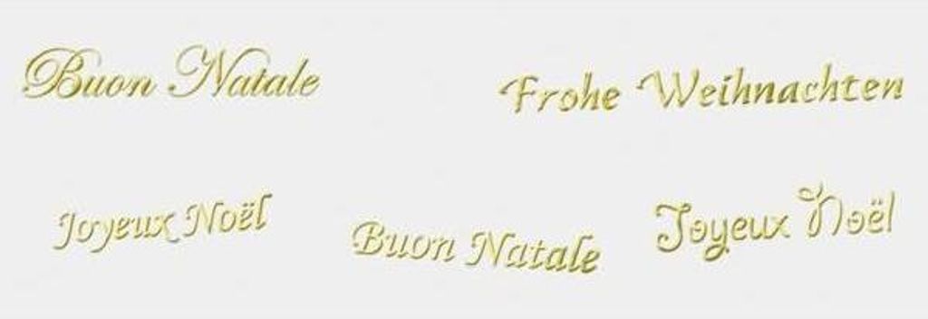 Transparentpapier Golden Style 115g/qm A4 VE=25 Blatt Frohe Weihnachten