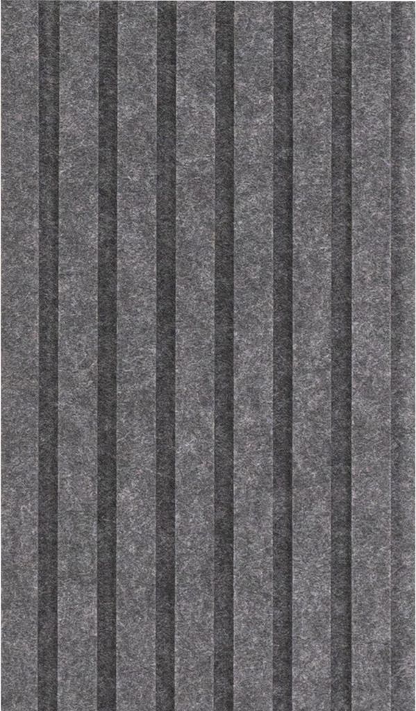 Akustikpaneel 20x240cm Wandpaneele Filz, B1 Brandschutz Farbe: Anthrazit, Größe: 20 x 240cm