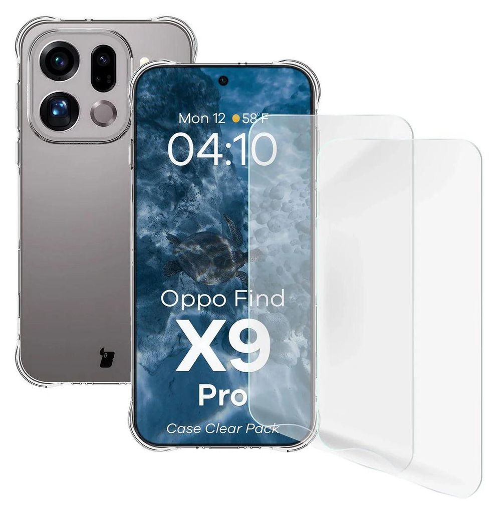 Handyhülle + 2x Folie für Oppo Find X9 Pro, Bizon Case Produktbild 