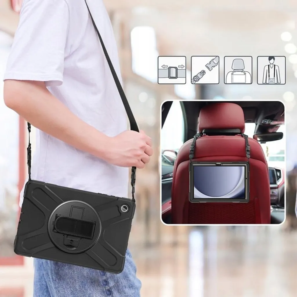 Case Armor Samsung Tab A9 Plus 11 - Protezione Ibrida con Kickstand - 3