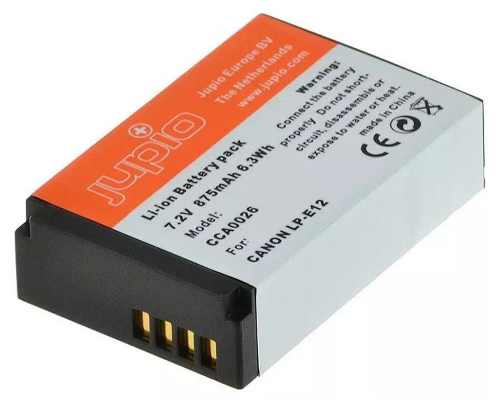 JUPIO-Akku kompatibel mit CANON LP-E12 / NB-E12