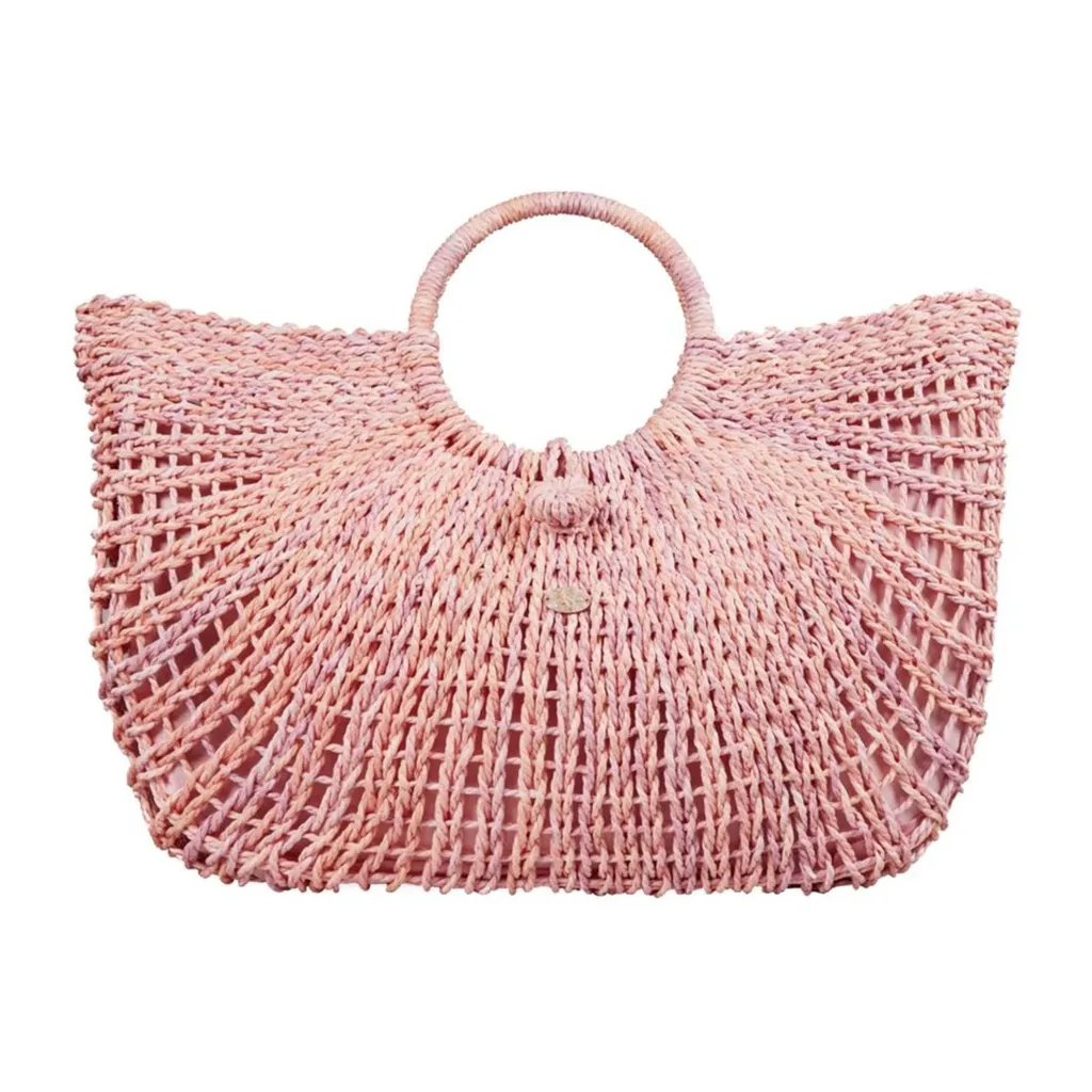 Grand Sac de Plage Lilas et Rose Scotch & Soda pour Femme Style Cabas