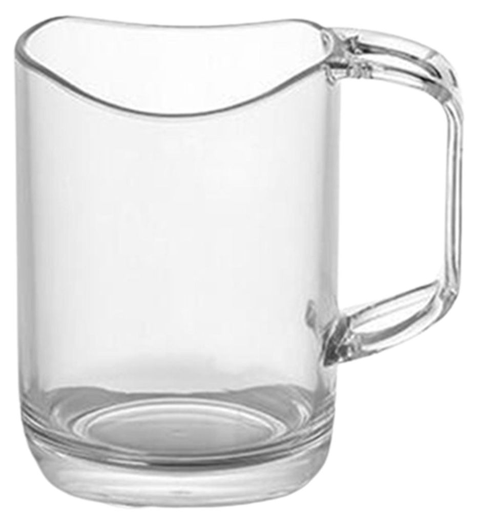 Mundspülbecher für den Haushalt – kreativ, hohes Fassungsvermögen, rutschfest, abriebfest, hält Wasser, komfortabler Griff, transparentes Des...