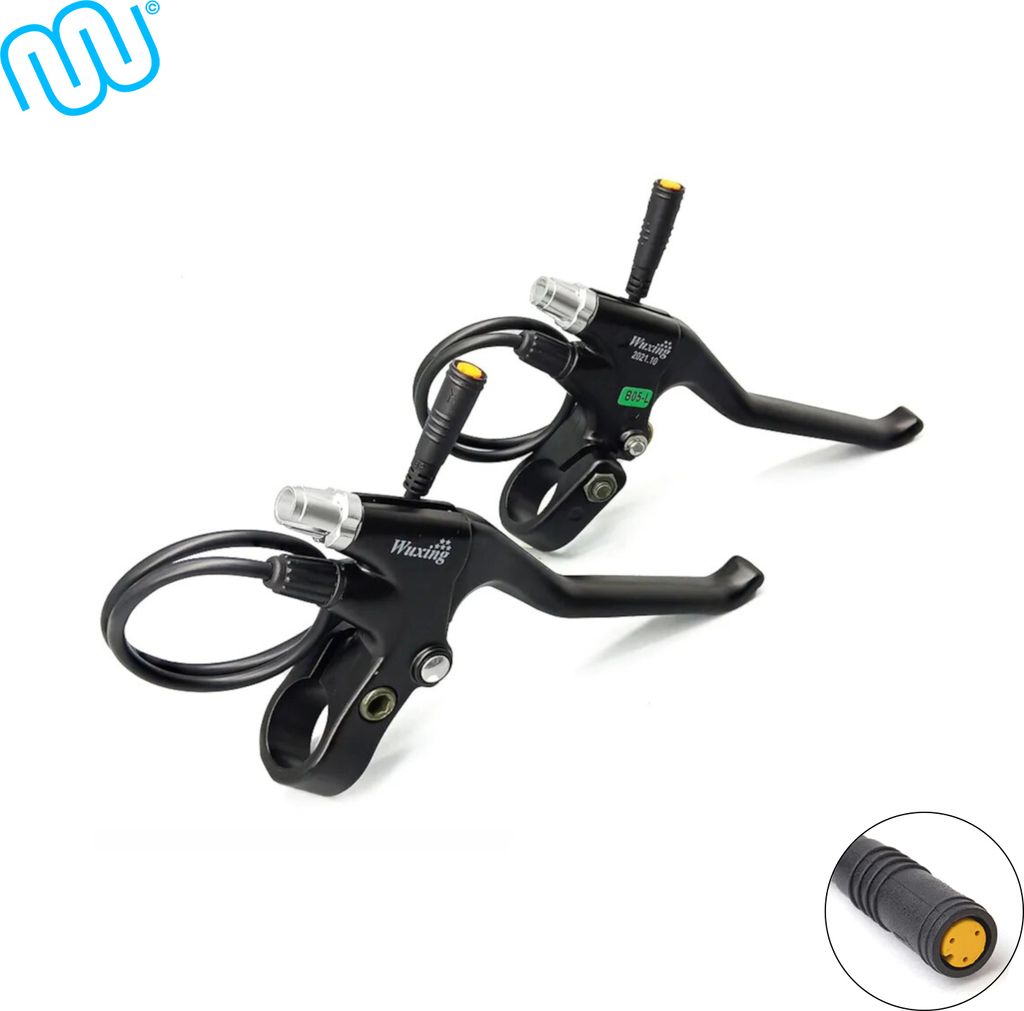 windmeile | Bremshebel, Waterproof, Julet Stecker, Fahrrad Bremsgriffe, Elektrischer Bremshebel, E-Bike, Elektro Fahrrad, Pedelec, Scooter