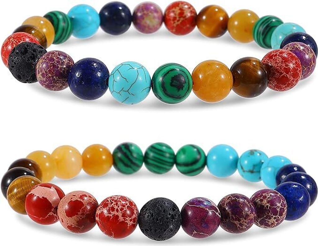 Healing Crystal Armband Echte Steen Armband Bescherming Angst Armband 7