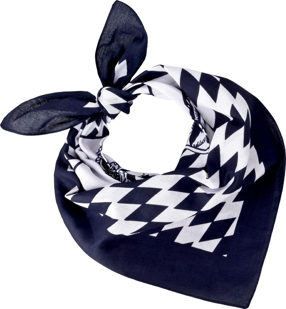Tobeni 548 Bandana Nickituch in 100 Baumwolle für Damen und Herren Bayern Wappen Gross