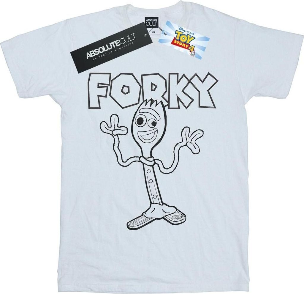 Disney - "Toy Story 4" T-Shirt für Mädchen BI41682 (128) (Weiß)