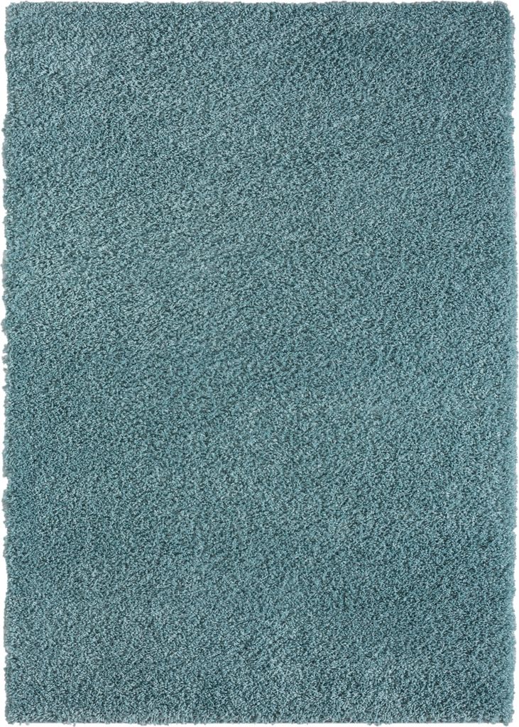 MY-RUG Teppich, Hochflorteppich Shaggy Star, 230x160, hellblau, leicht glänzend, extra flauschig, Rechteckig