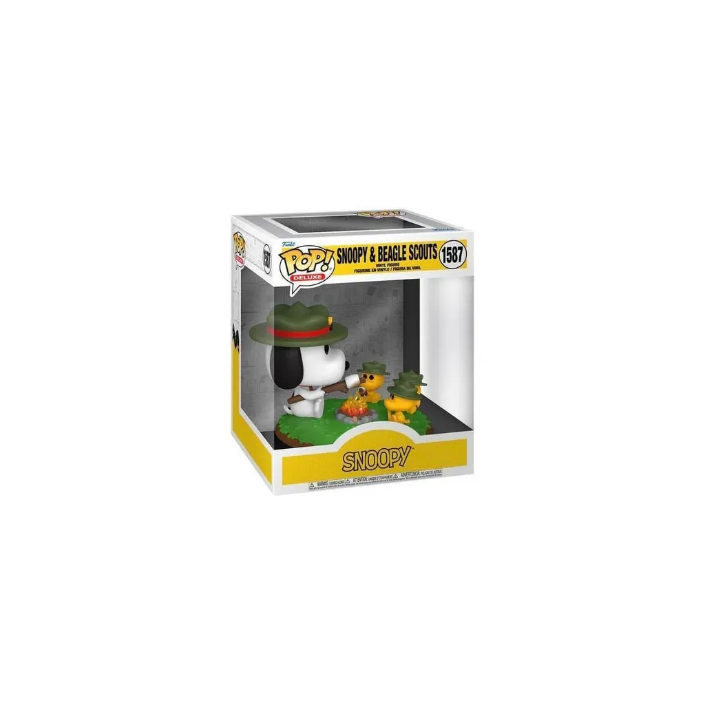Grande Figurine de Collection Snoopy Peanuts Beagle Scouts en Vinyle