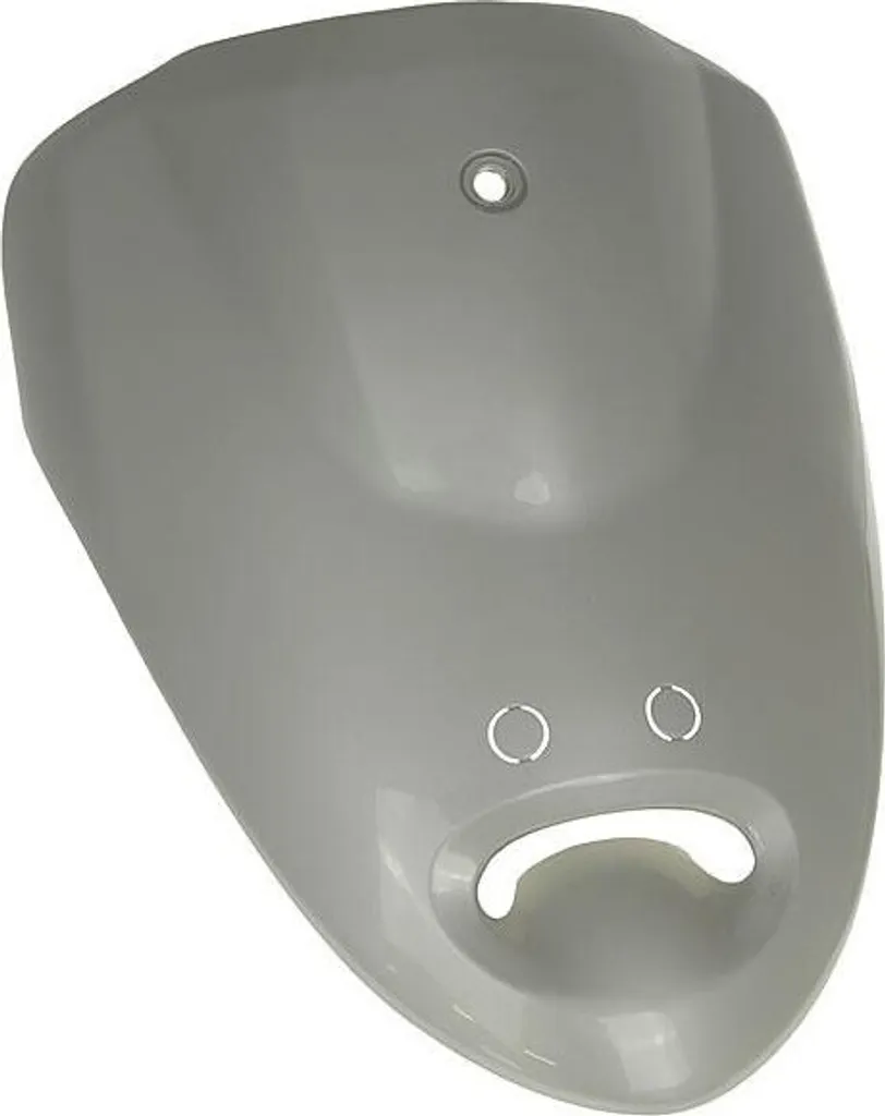 Carénage QT-9 argenté supérieur : Finition premium et ABS renforcé