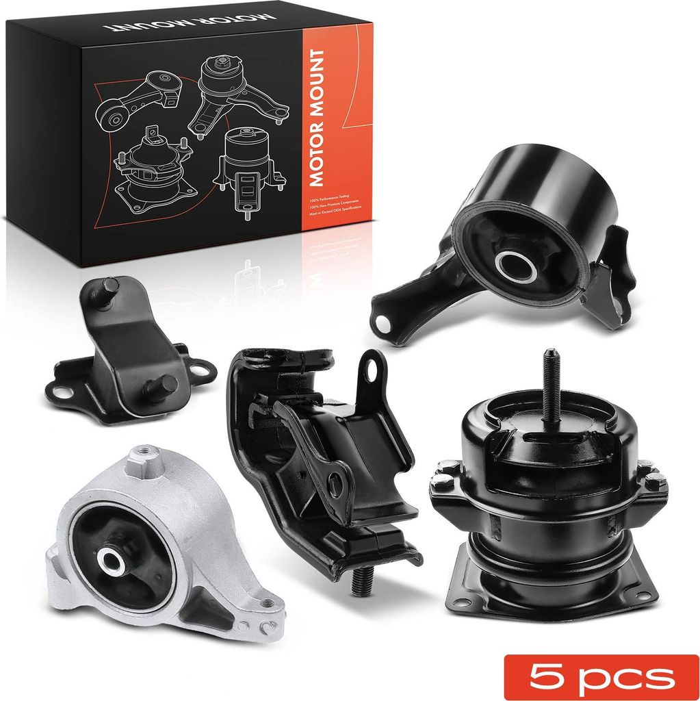Frankberg 3x Motorlager+2x Getriebelagerlager Rechts für Honda Pilot 3.5L 2002-2004