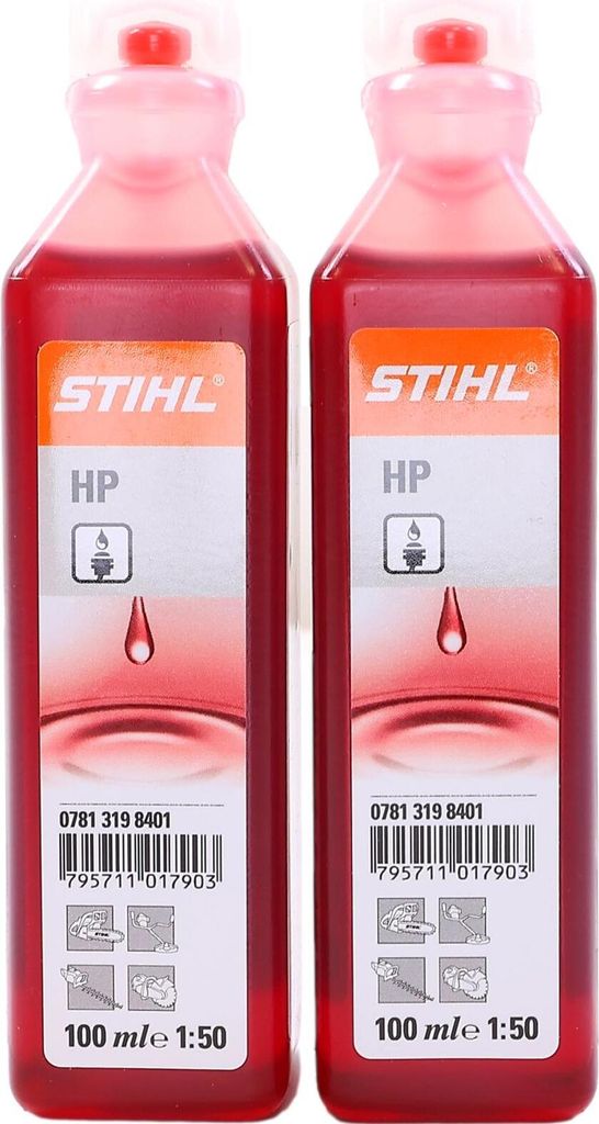 STIHL Original Zweitaktmotorenöl HP 100 ml 1:50 Mischöl - Produktbild 