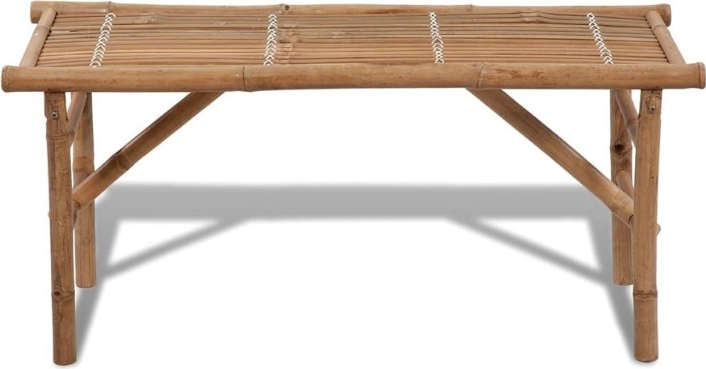 vidaXL Banc de jardin Pliable 118 cm Bambou Image du produit 