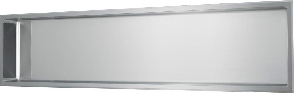 Edelstahl Wandnische 30 x 122 cm (gebürstet) Produktbild 