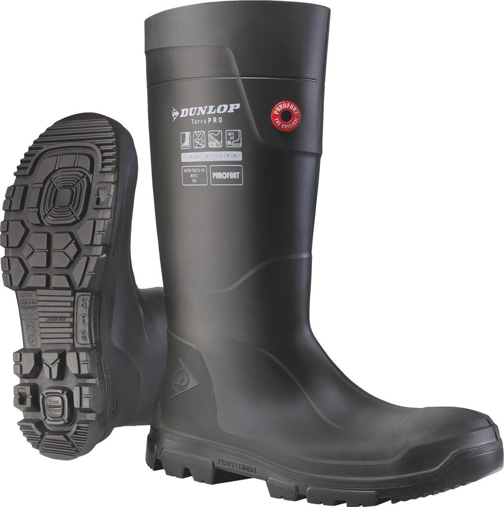 Dunlop Stiefel LJ2HD02 Purofort TerraPRO full safety schwarz Größe
