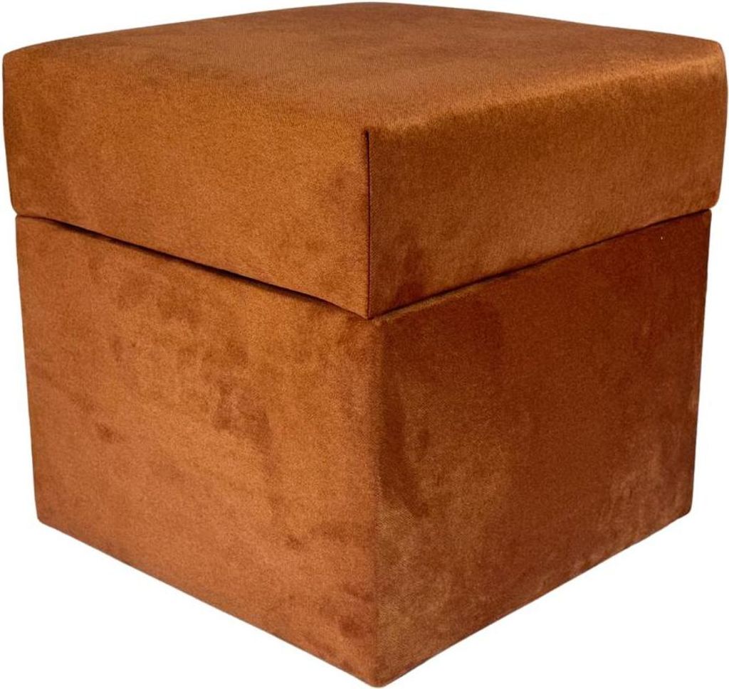 Velúrová stolička ELEMENT 40x40 cm štvorcová s úložným Obrázok produktu 