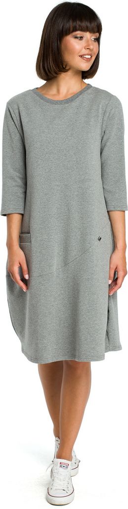 BeWear Midikleid für Frauen Czesl B083 grau XL