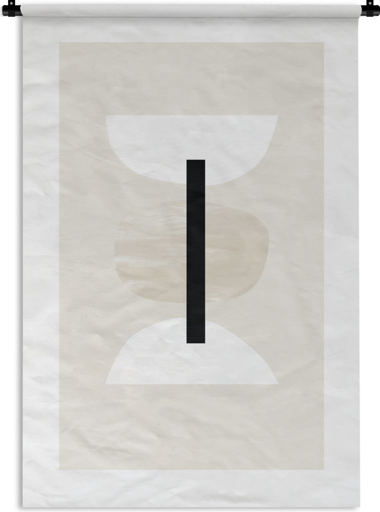 MuchoWow Wandteppich Wandbehang Abstrakt - Geometrische Formen - Pastell 120x180 cm Tapisserie Dekoration Wandtuch - Schlafzimmer - Dekorationen ...