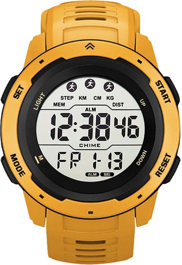 Digitální sportovní hodinky multifunkční vodotěsné světelné Obrázek produktu 