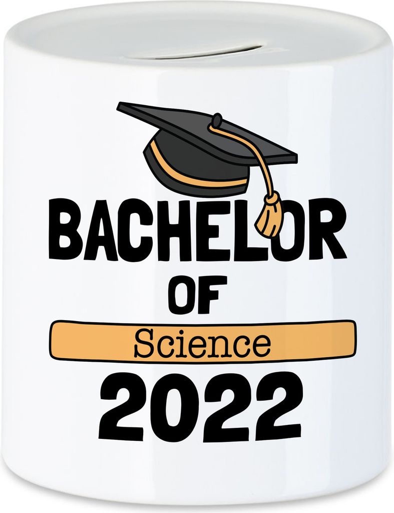 Bachelor of Science 2022 Spardose Studium Absolvent Abschluss Geschenk Bachelorabschluss Uni