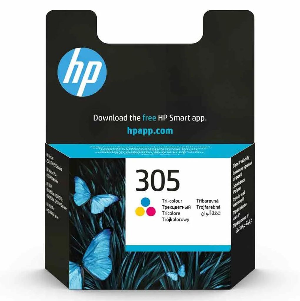 HP 305 Cyan/Magenta/Gelb Original Druckerpatrone, Produktbild 