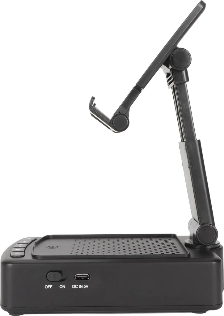 Support enceinte Bluetooth orientable pour tablette et téléphone portable