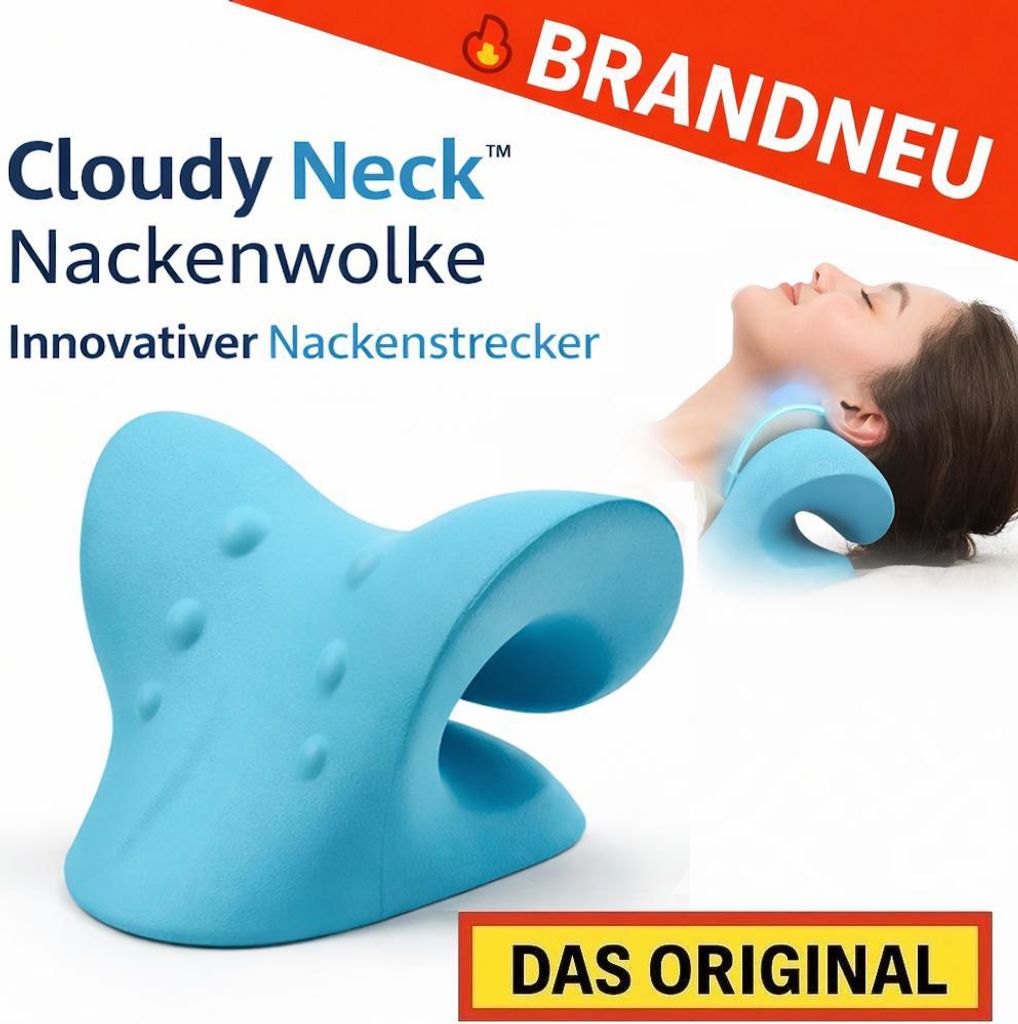 Cloudy Neck™ Nackenwolke – Innovativer Nackenstrecker Produktbild 