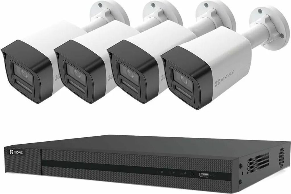 EZVIZ 1.4K*4 telecamere bullet2.8-CH POE NVR3.2TB HDD Immagine del prodotto 