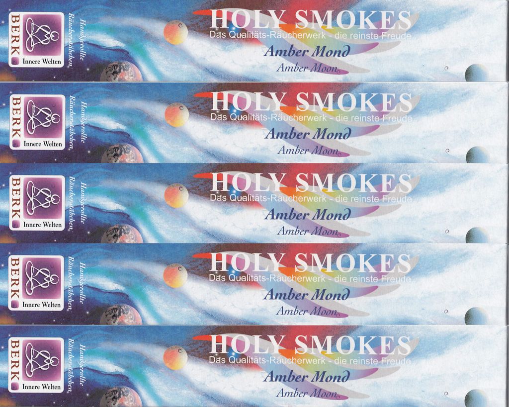 5x Amber Mond - Räucherstäbchen aus Indien - Holy Smokes - Produktbild 