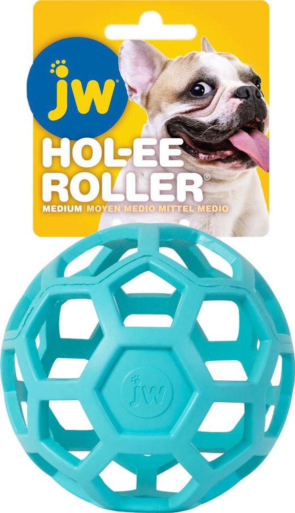 JW Hol-ee Roller M (11,5 cm) Giocattolo a sfera per cani di Immagine del prodotto 