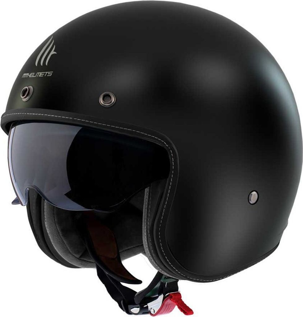 Mt Helmets Le Mans 2 Sv S Jethelm Schwarz M Schwarz M