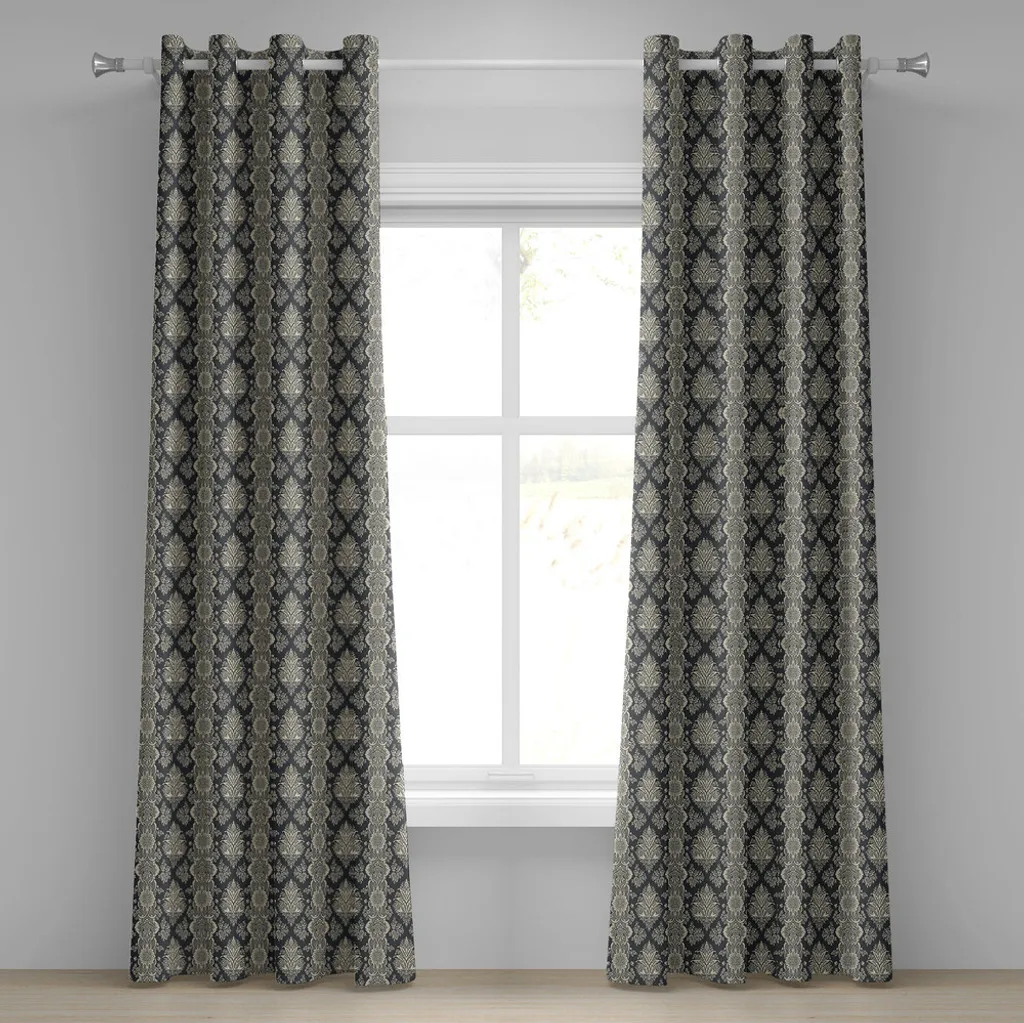 Tende Soggiorno Damascate ABAKUHAUS 280x175 - Stile Barocco Chic