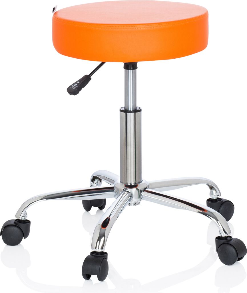 hjh OFFICE Drehhocker OPERATOR II Rollhocker Arbeitshocker, Produktbild 1
