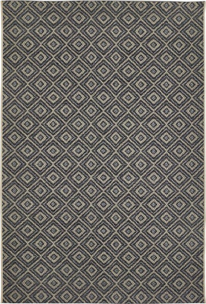 Outdoorteppich Rio creme-grau, 133 x 190 cm