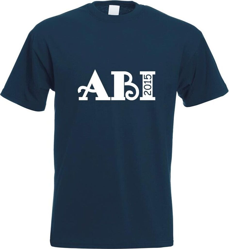 Kiwistar - T-Shirt - Navy - Abi 2013 Motiv 2 Motiv Bedruckt Funshirt Design Print - mit Motiv Bedruckt - Funshirt Design - Sport - Freizeit - Herre...