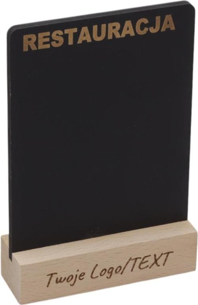 WERBETAFEL INFORMATIONSCHILD Kreide MENÜ A6 18x12cm + BELIEBIGE GRAVUR