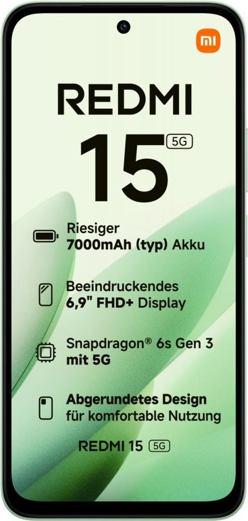Xiaomi Redmi 15 5G smartphone Dual SIM ibrida Android 15 Immagine del prodotto 