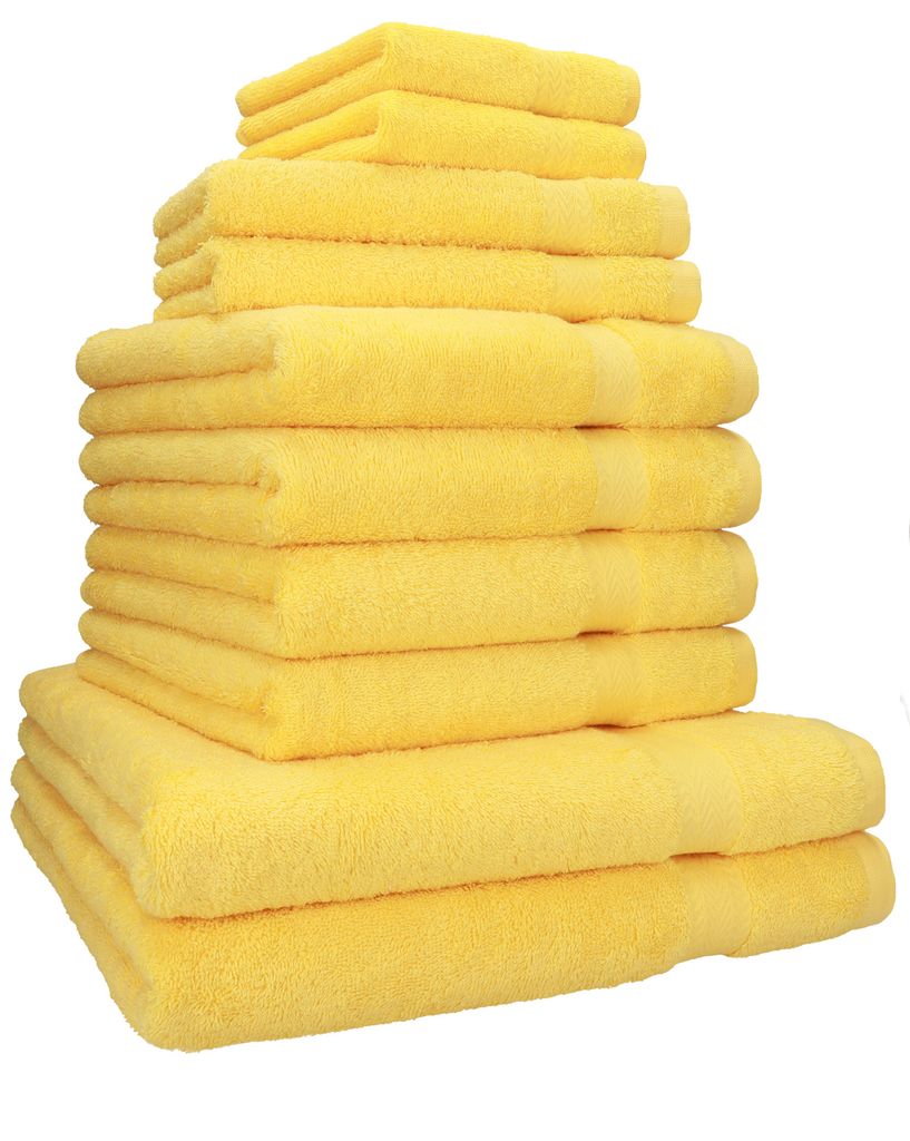 Betz 10er Handtuch Set PREMIUM Duschtuch Handtücher Gästetücher Waschhandschuhe 