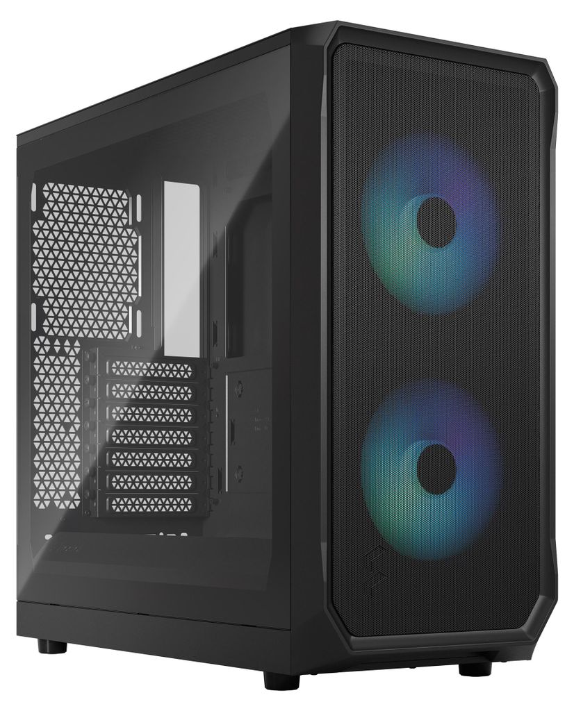 Fractal Design Focus 2 RGB - Tower - ATX - Seitenteil mit Produktbild 