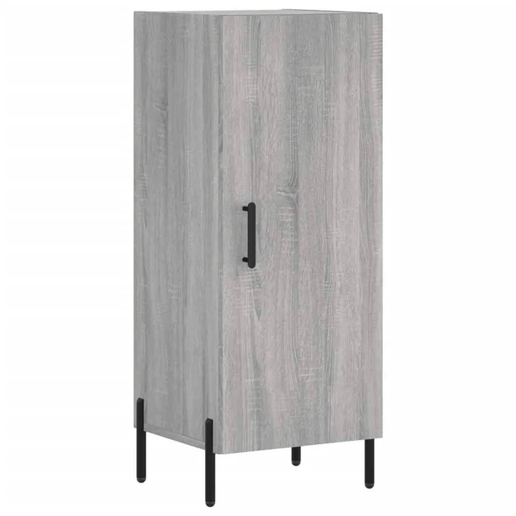 Mobile Credenza Moderna Grigio Sonoma 34.5x34x90 cm | Design Slim