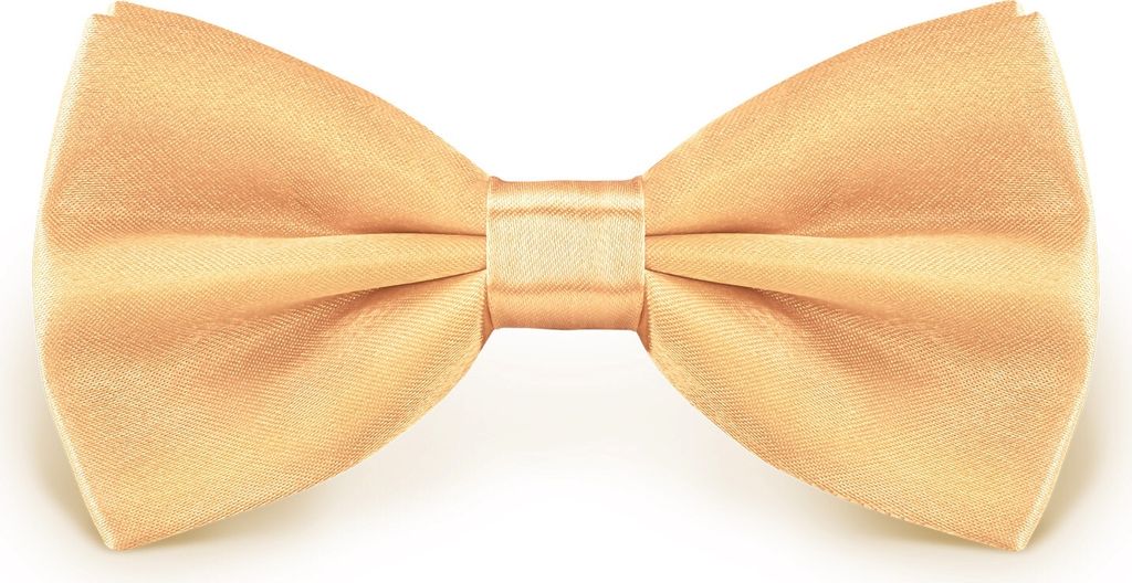 Fliege Gold Größe verstellbar aus Polyester einfarbig uni Produktbild 