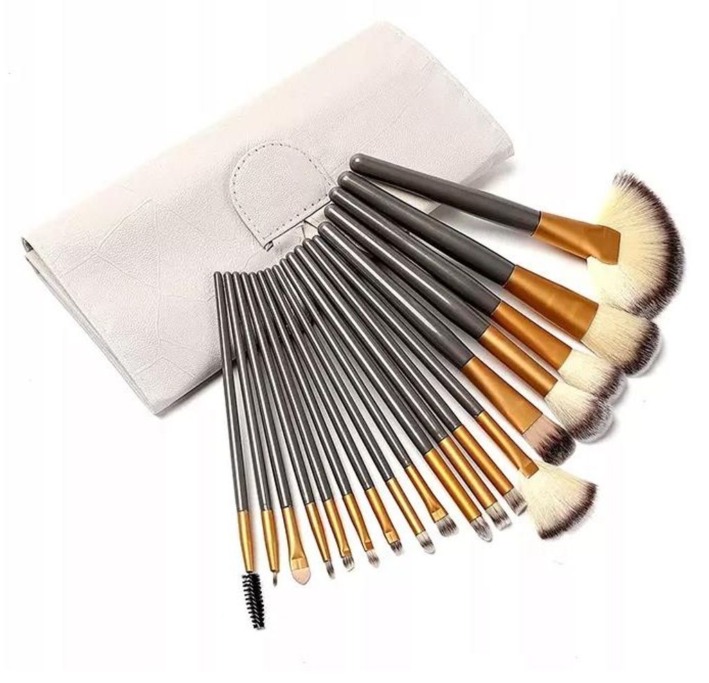Wisam Professionelles Make-up-Pinselset – 18 Teile mit Etui Produktbild 