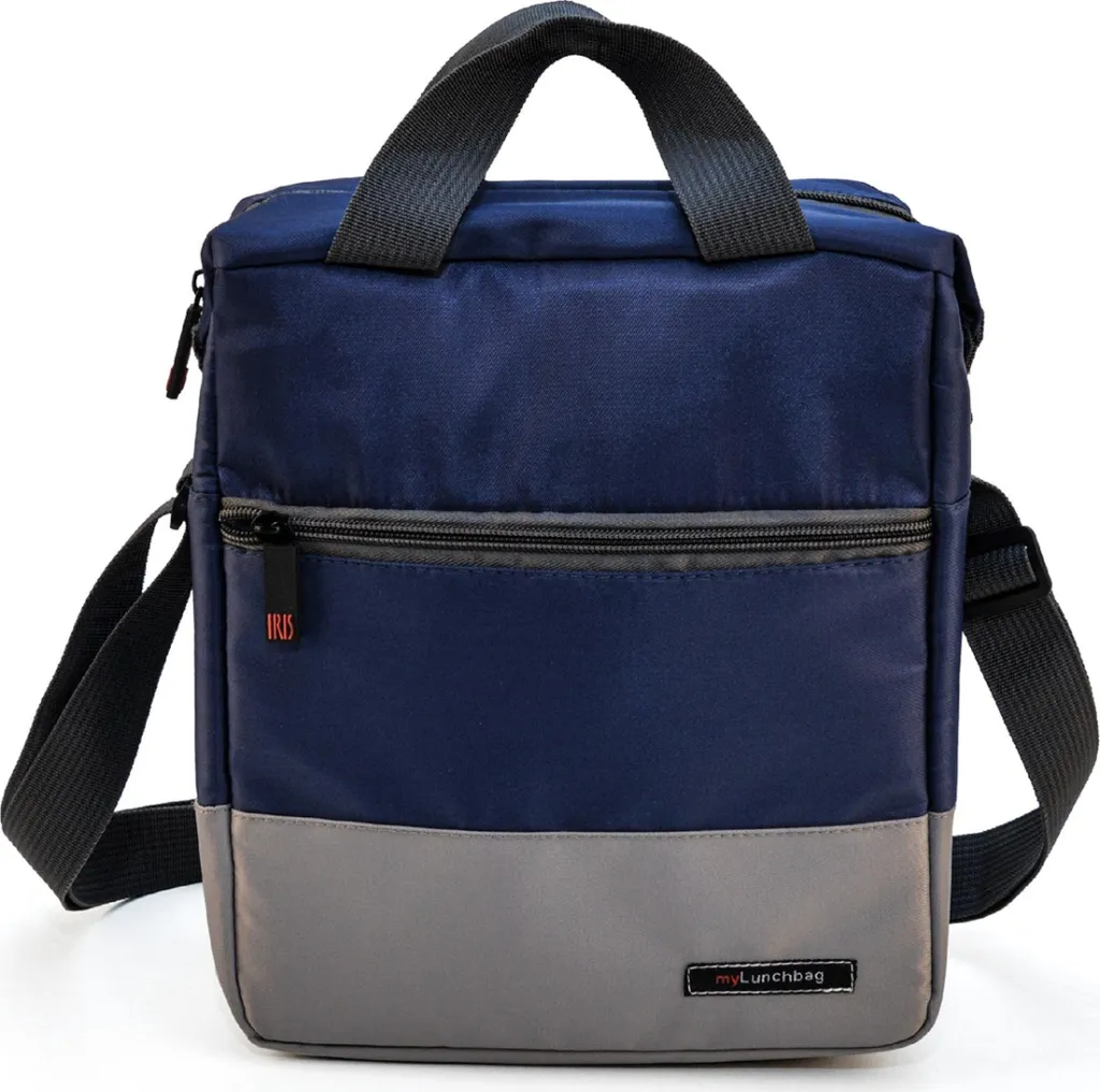 Lunch Bag Urban Soft 6L Blu-Grigio: Borsa Termica Moderna e Impermeabile