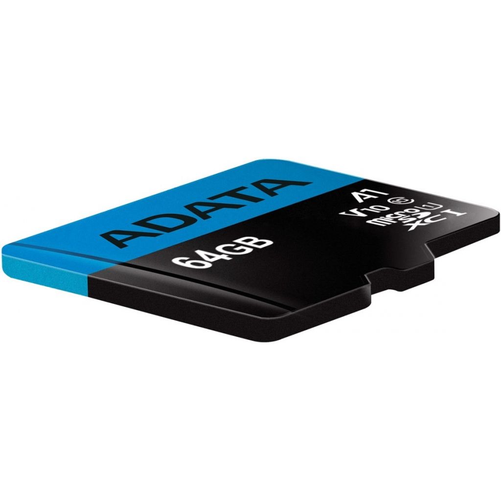 Carte microSDHC ADATA 64 Go, classe 10 UHS-I Image du produit 