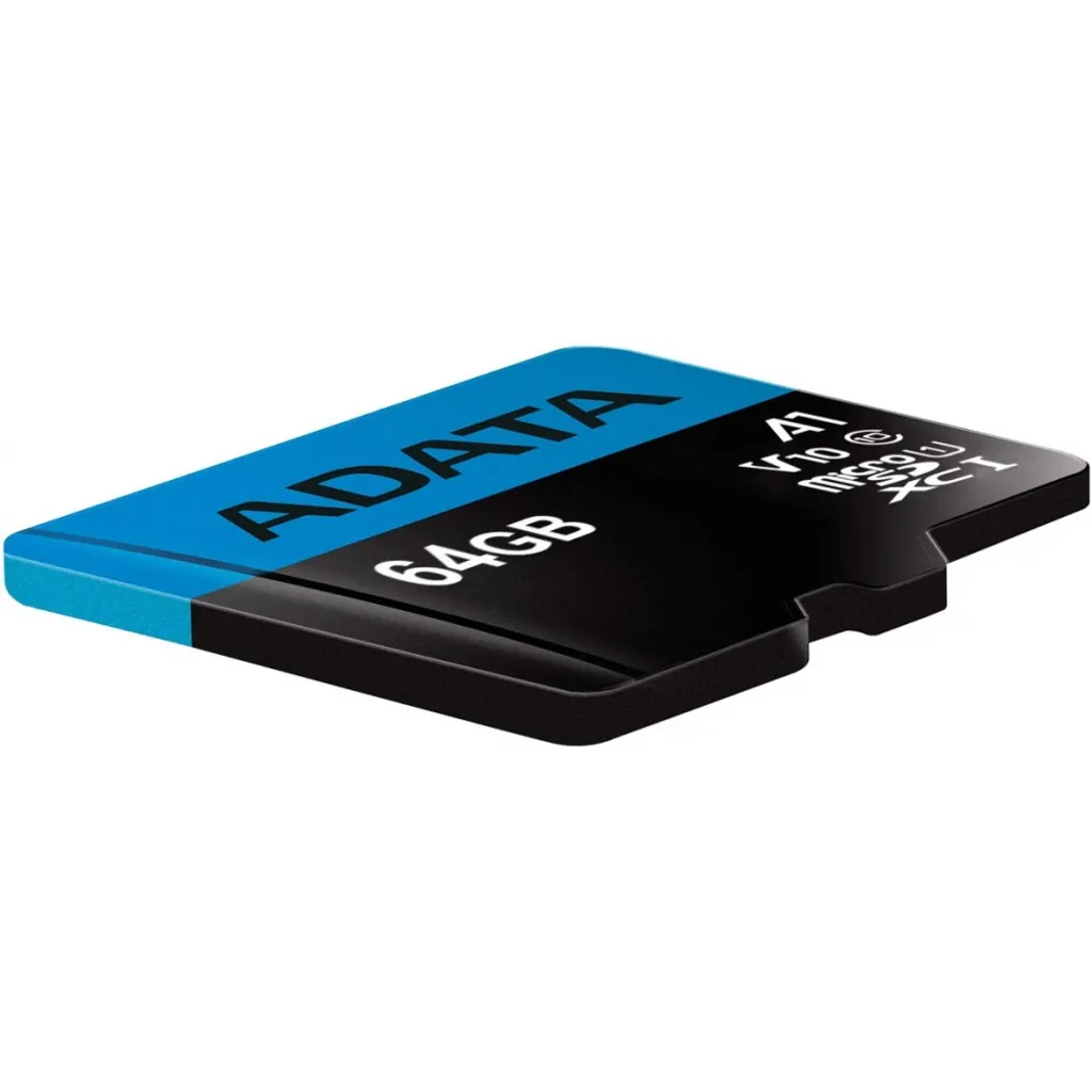 Memoria 64GB ADATA MicroSDXC per Tablet e Smartphone - Serie Premier A1 - 3