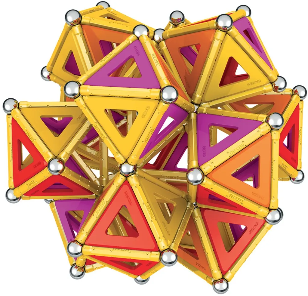 Jeu de Construction Magnétique Geomag Classic Warm Master de 388 Pièces