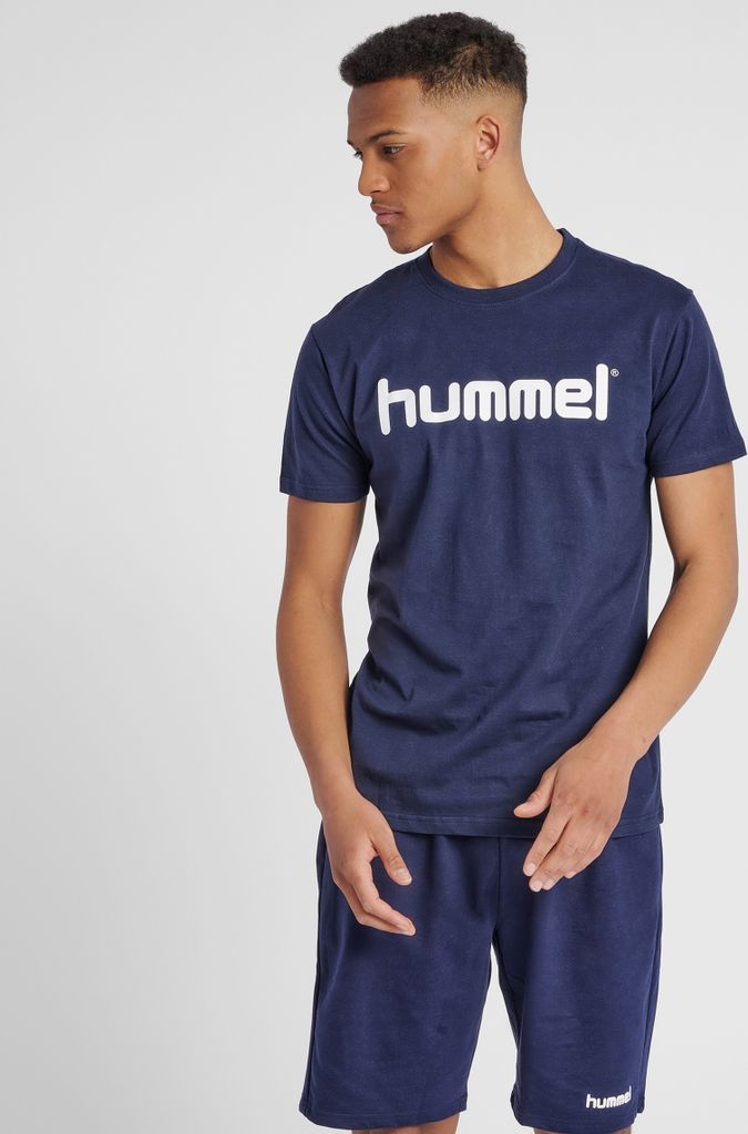 Hummel Hmlgo Baumwolle Logo T-Shirt S/S Marine Marine S